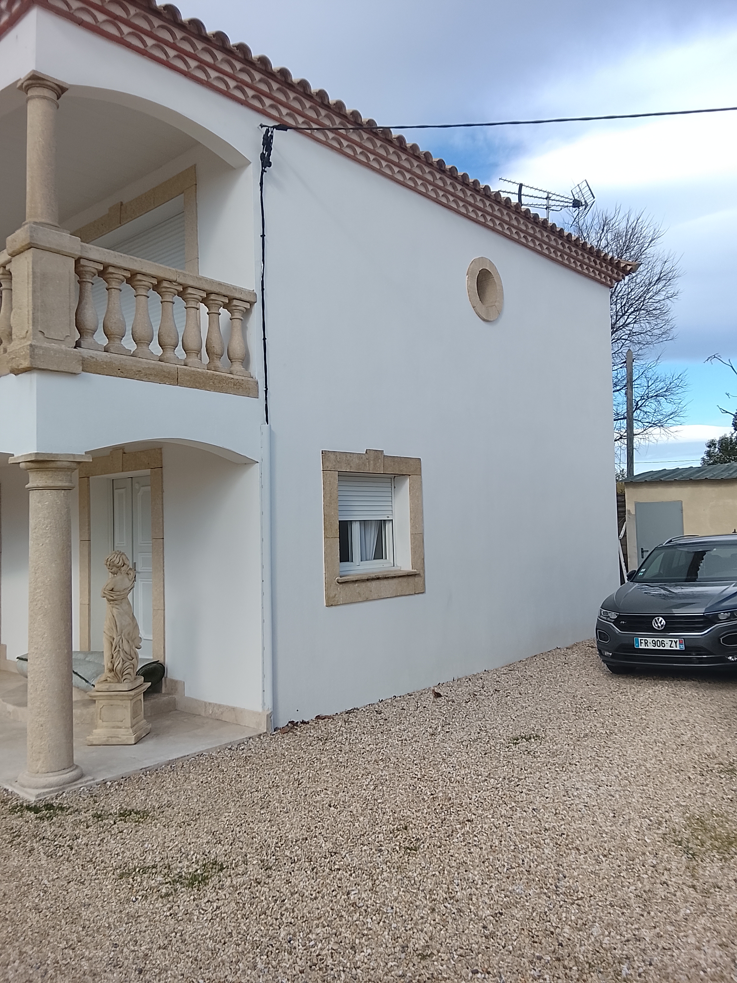 Façade après travaux à Jacou